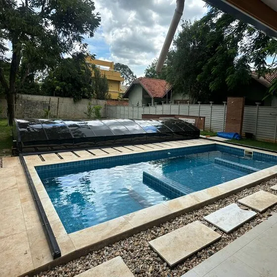 Cobertura Retrátil para Piscina - Toldos São Paulo